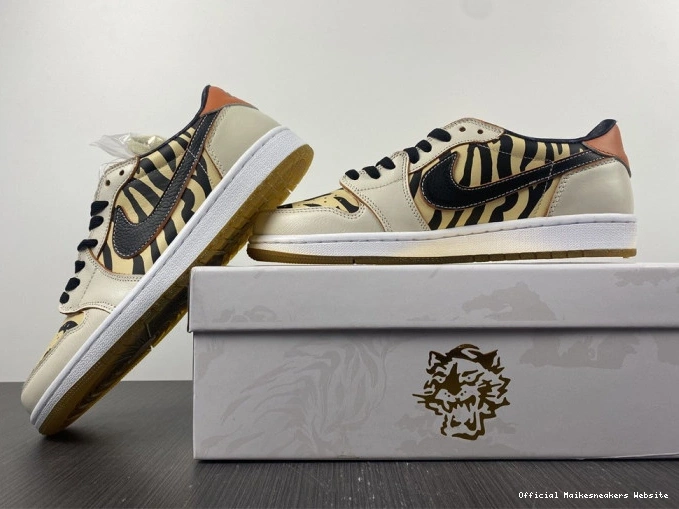 Official Maikesneakers Tiger DH6932-100 Low the Air Jordan 1 OG of Year 0815